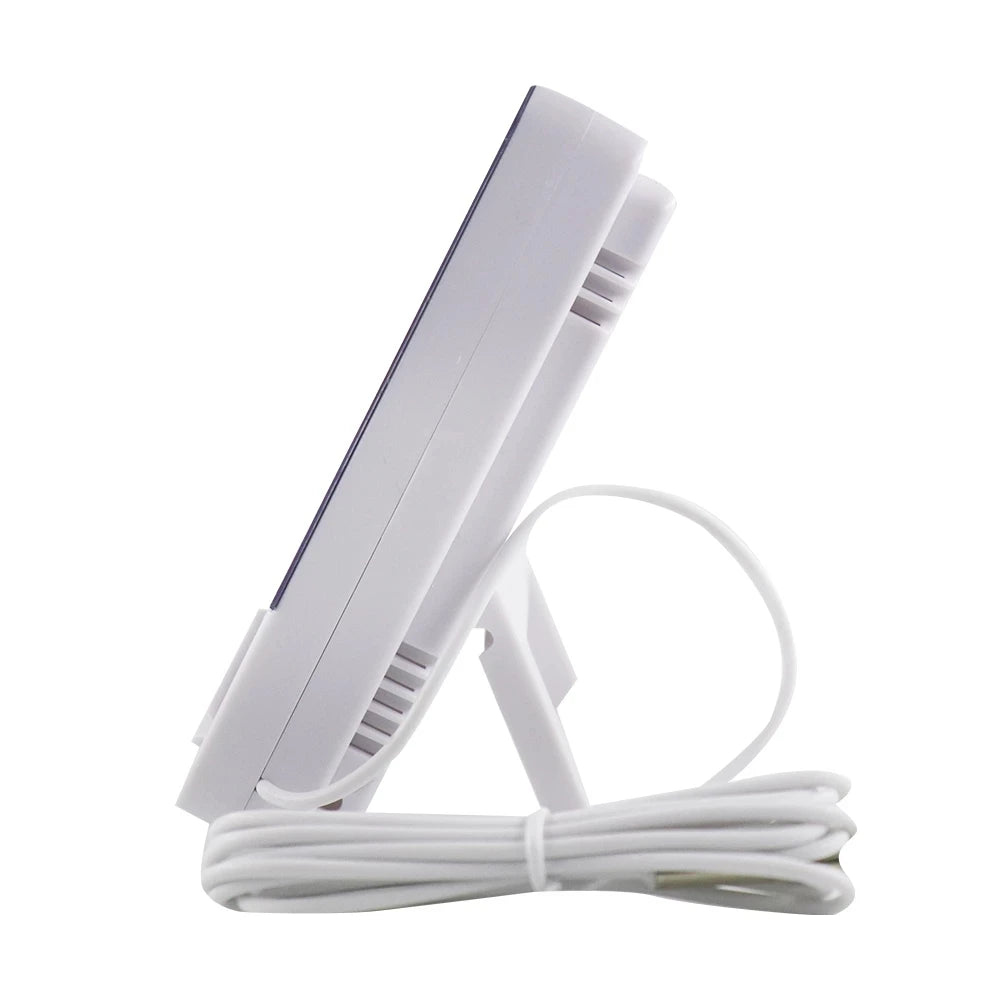 Smart LCD Digital Temperature & Humidity Meter - Indoor/Outdoor Weather Station