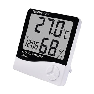 Smart LCD Digital Temperature & Humidity Meter - Indoor/Outdoor Weather Station