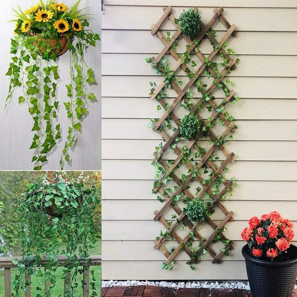 Elegant Hanging Green Leaf Strands