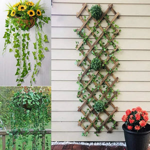 Elegant Hanging Green Leaf Strands