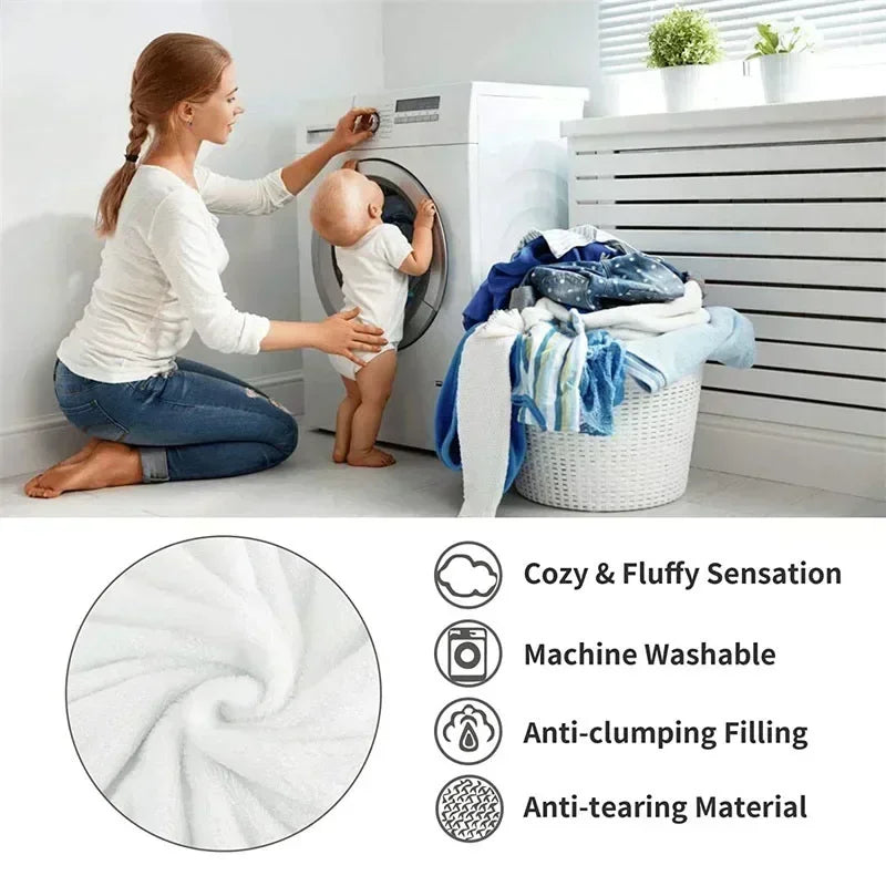 New Super Thick Cashmere Blanket for Bed - Soft & Cozy Weighted Throw