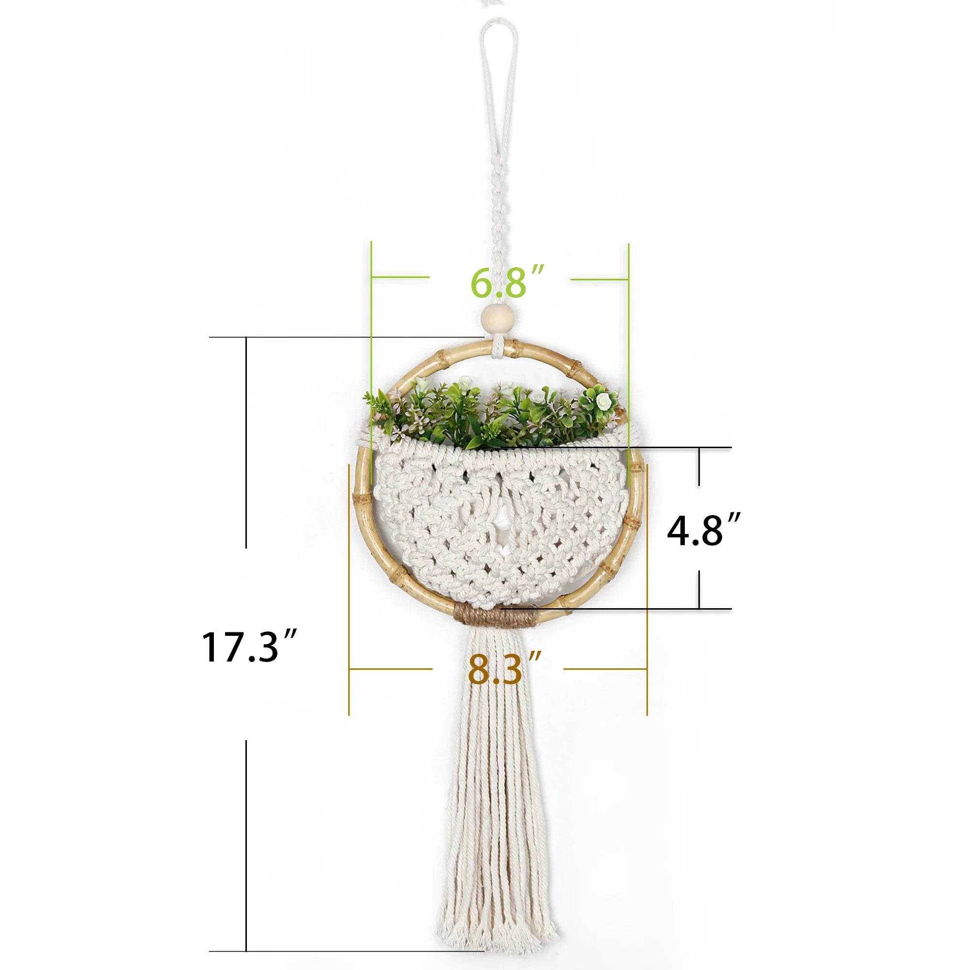 Scandi Circle Macrame Hanging