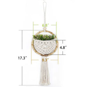Scandi Circle Macrame Hanging