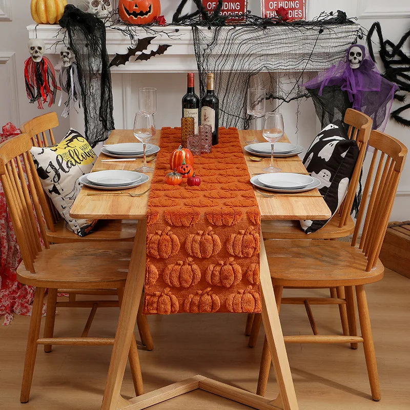 Fall Halloween Dining Table Runner
