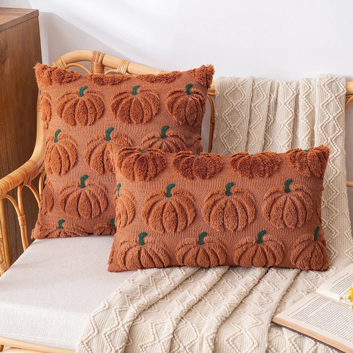 Pumpkin Throw Pillow Cover