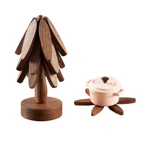 Tree Slice Stand Cup Holder