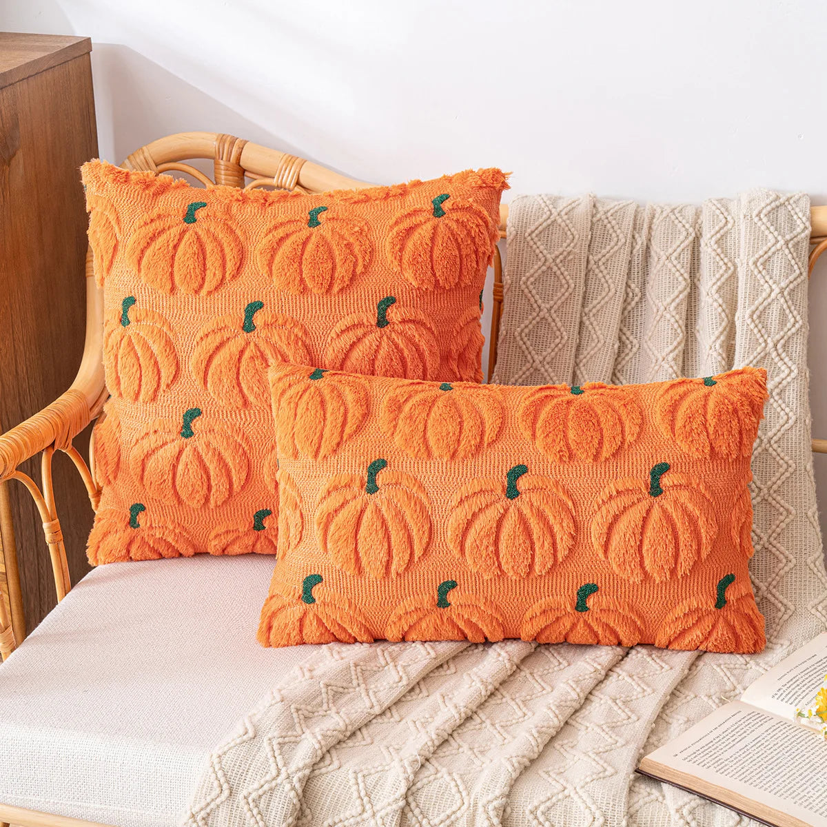 Pumpkin Throw Pillow Cover