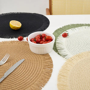 EcoFringe Round Placemat