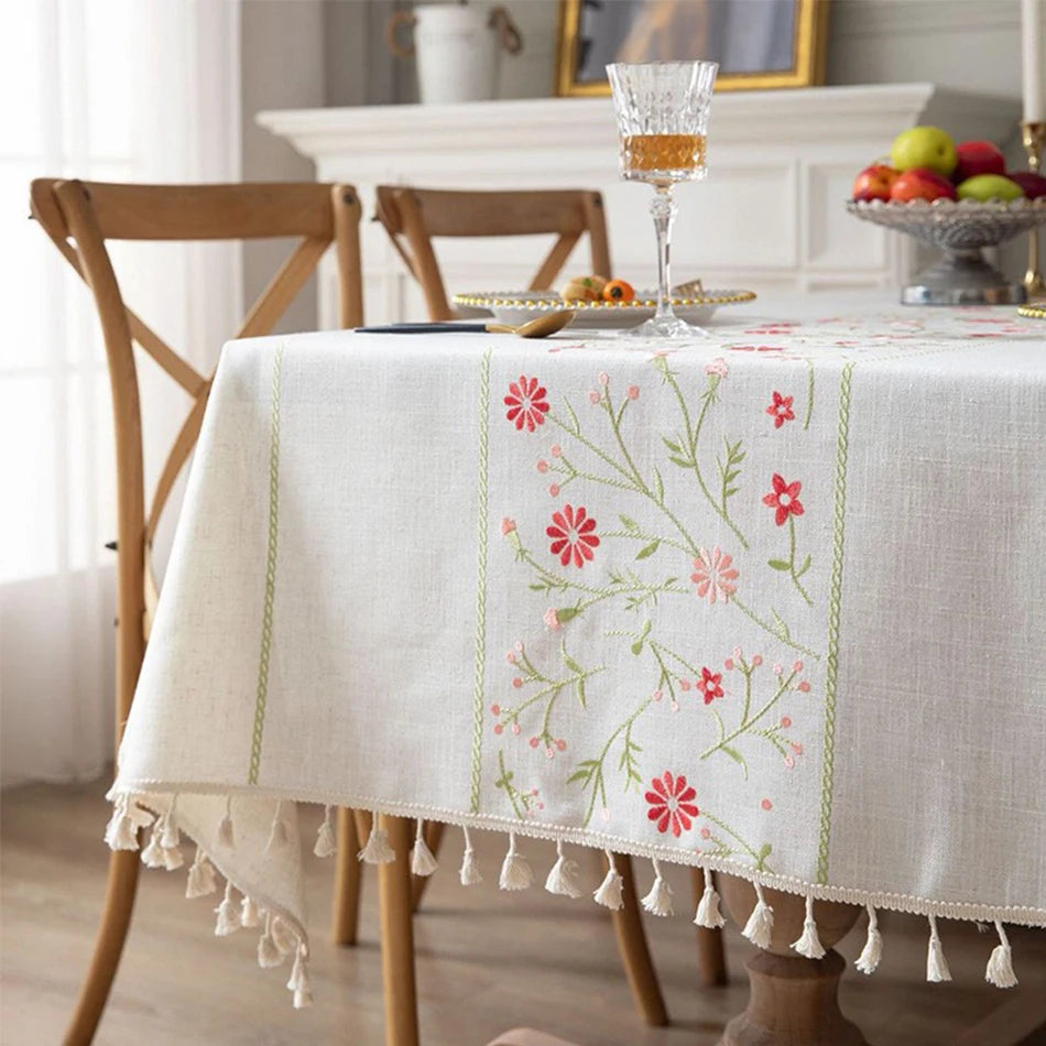 Blossom Tassel Tablecloth