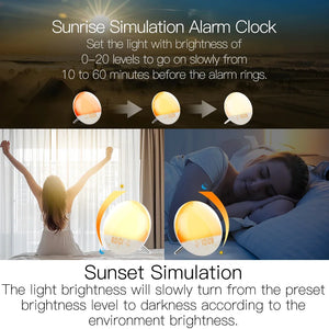 Smart Wake Up Light Alarm Clock