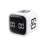 Dual Mode Productivity Cube Timer - Mini Digital Timer with Gravity Sensor & LED Display