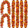 Autumn Maple Leaf Garland 2M