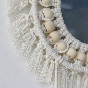 Mirror Wall Decor Macrame Boho