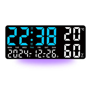 Mood Light Digital Wall Clock with Remote