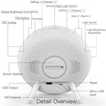 Smart Wake Up Light Alarm Clock