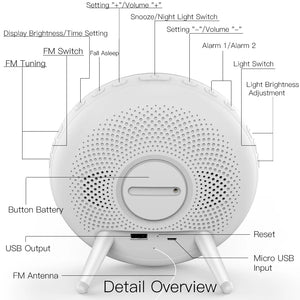 Smart Wake Up Light Alarm Clock