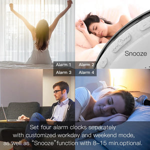 Smart Wake Up Light Alarm Clock