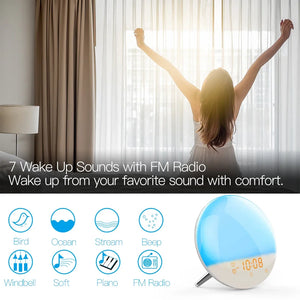 Smart Wake Up Light Alarm Clock
