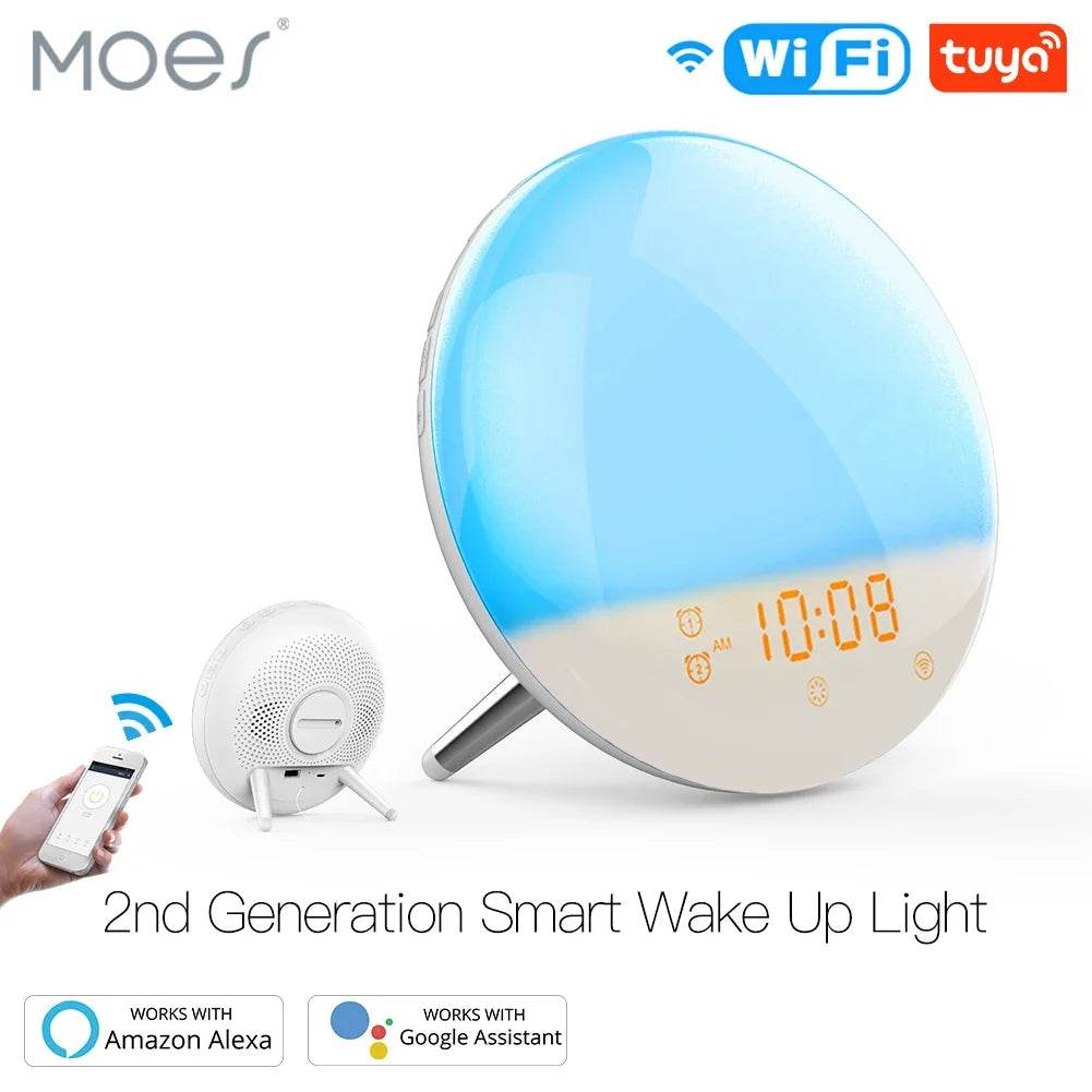 Smart Wake Up Light Alarm Clock