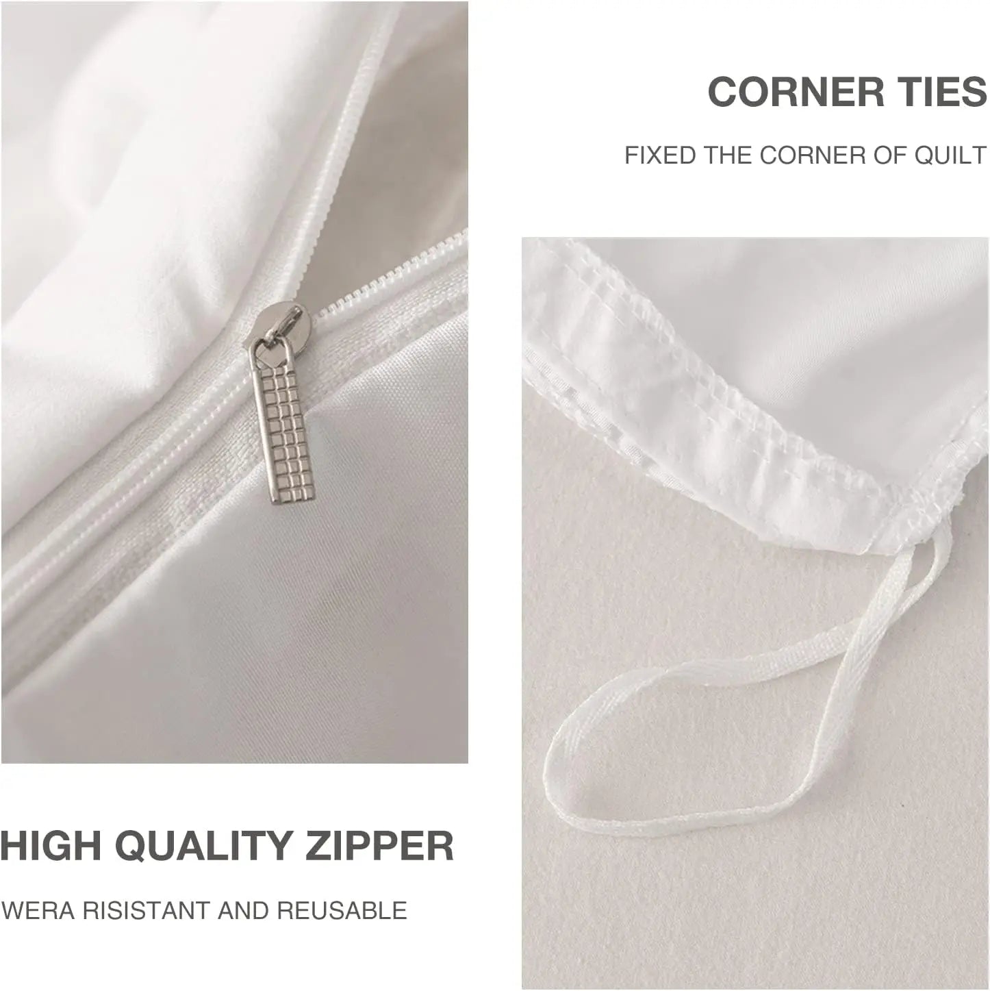 Luxurious Pinch Pleated Duvet Cover Set