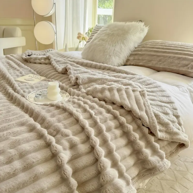 Rabbit Fluffy Blanket