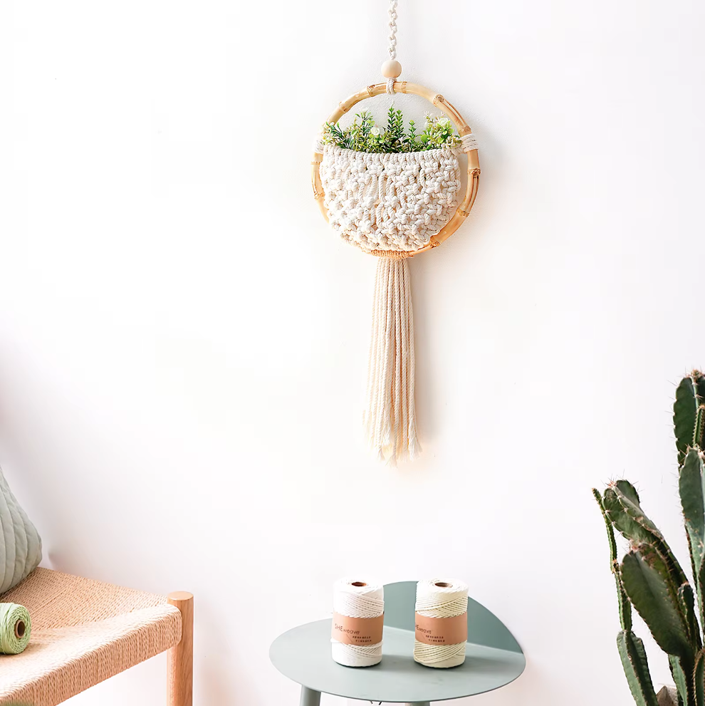 Scandi Circle Macrame Hanging