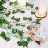 Elegant Hanging Green Leaf Strands