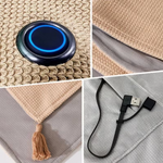 Electric Heating Mat - USB Powered Fleece Blanket for Home & Office