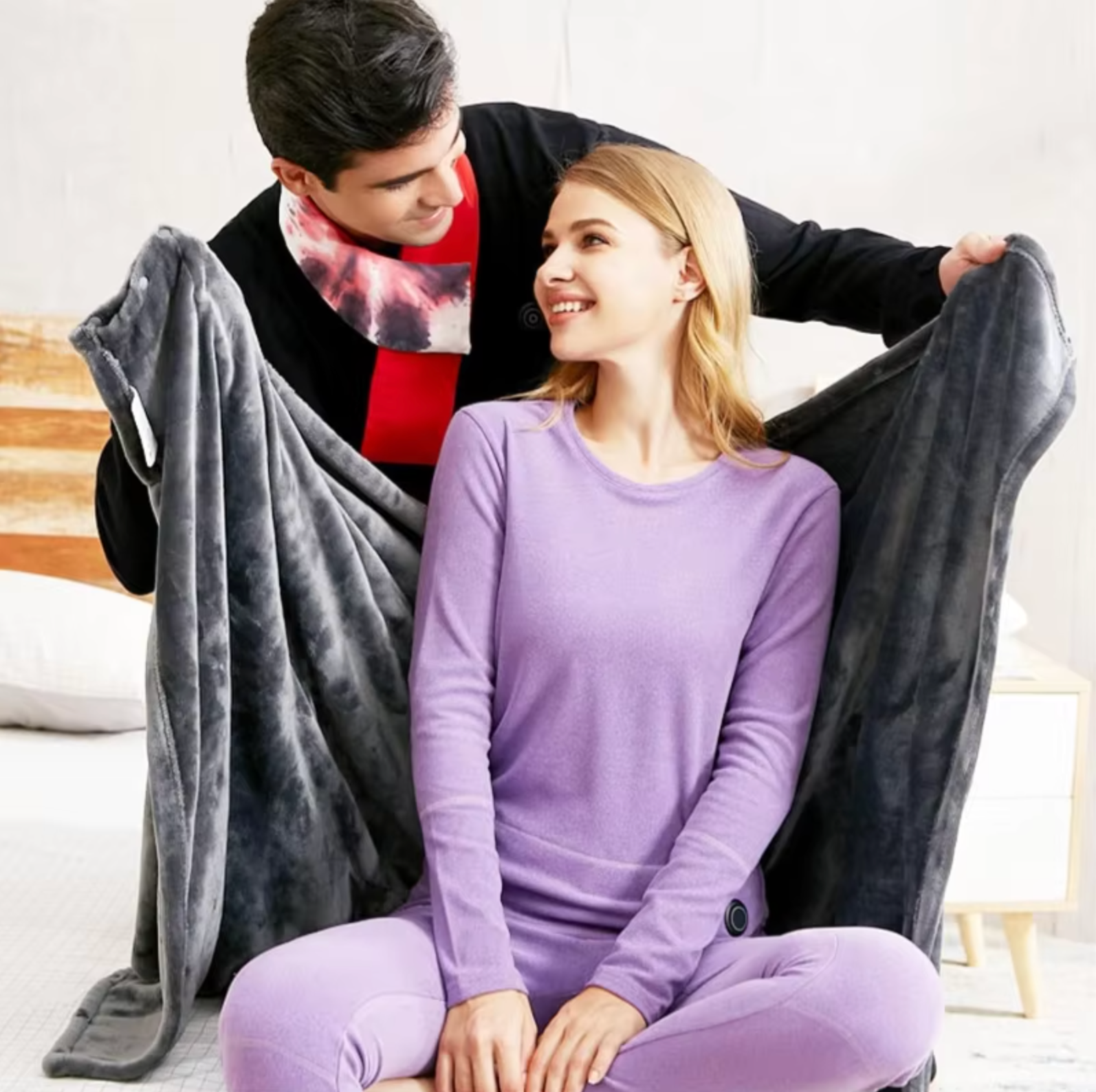 Electric Heating Mat - USB Powered Fleece Blanket for Home & Office
