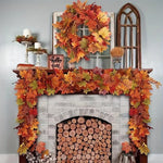 Autumn Maple Leaf Garland 2M