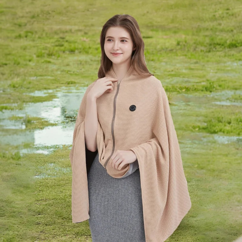 Electric Heating Mat - USB Powered Fleece Blanket for Home & Office