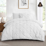 Luxurious Pinch Pleated Duvet Cover Set