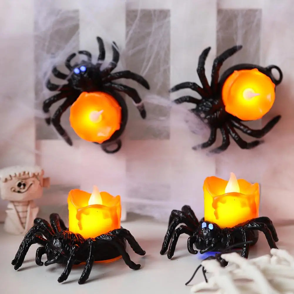 Pumpkin Spider Night Light