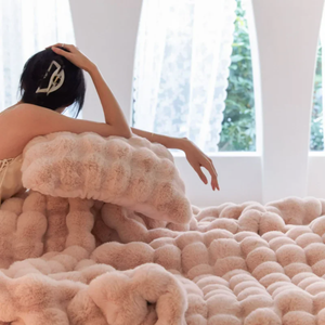 Bubble Plush Soft Blanket