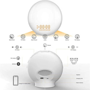 Smart Wake Up Light Alarm Clock