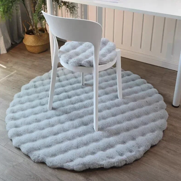 Round Plush Rug