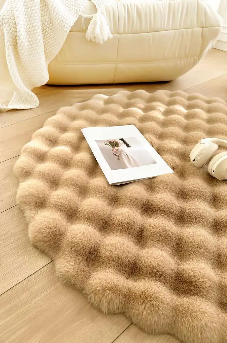 Round Plush Rug