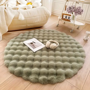 Round Plush Rug