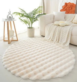 Round Plush Rug