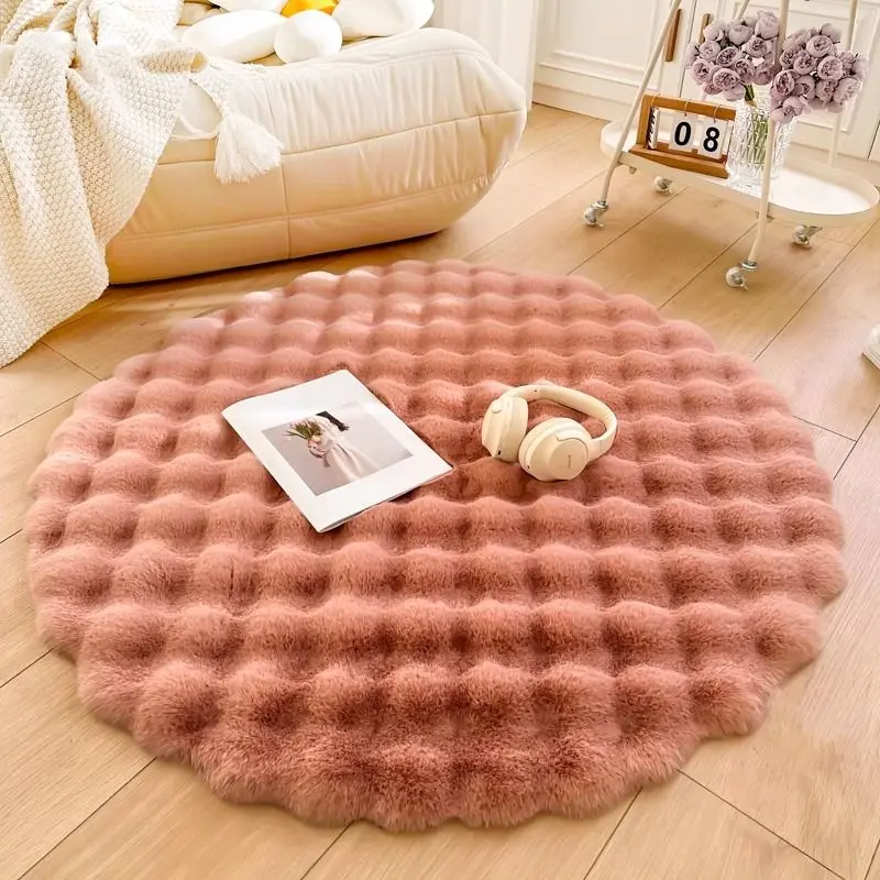 Round Plush Rug