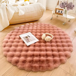 Round Plush Rug