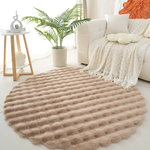 Round Plush Rug