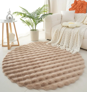 Round Plush Rug