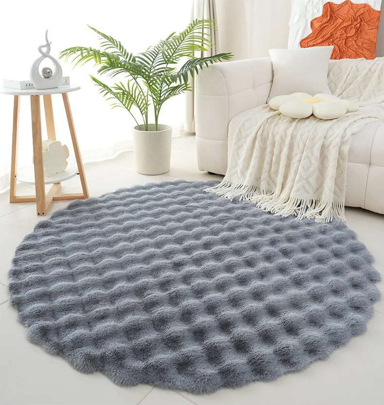 Round Plush Rug