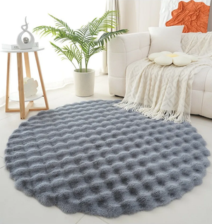 Round Plush Rug